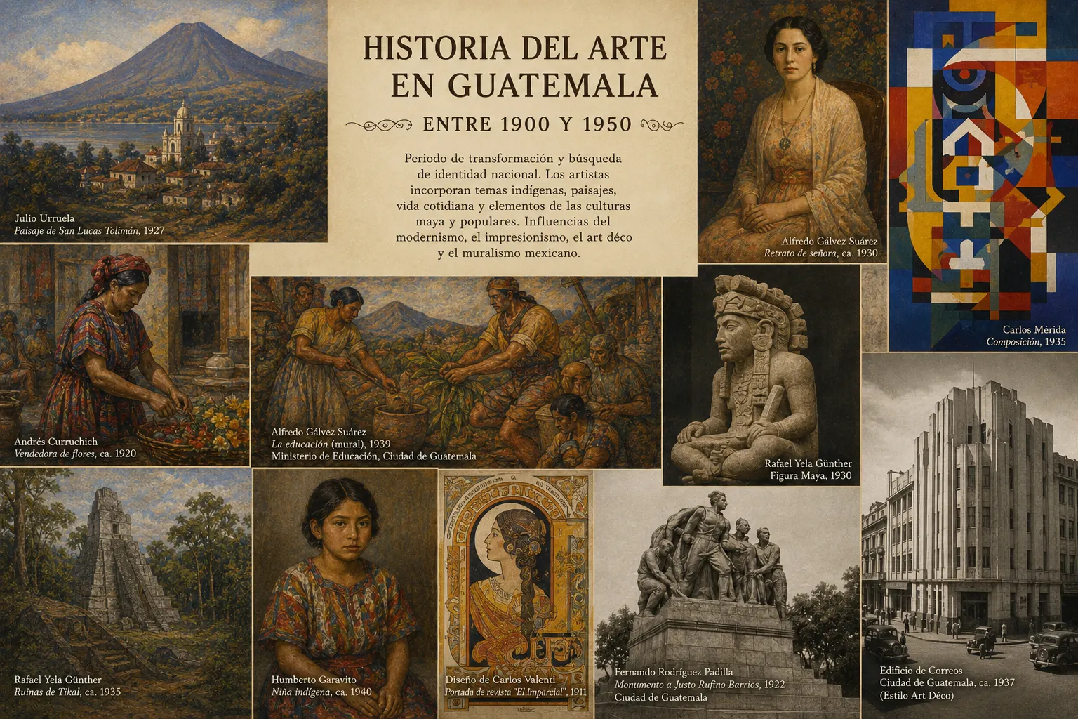 Historia del arte en Guatemala entre 1900 y 1950
